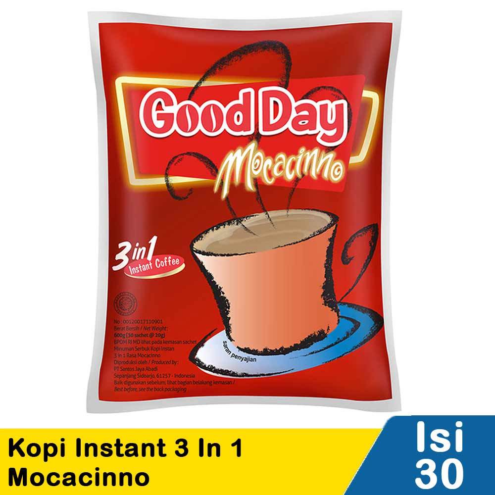 

Coffee Good Day Kopi Mocacinno ( Per 10 Sachet Renceng | 30 Sachet Bag )
