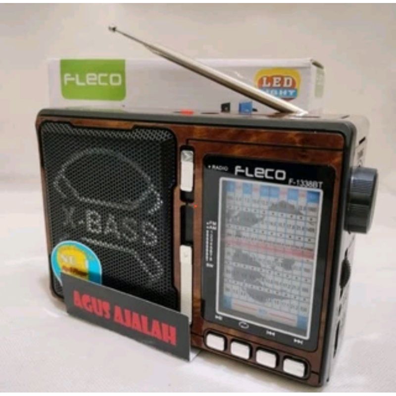 BEST SALE Radio Bluetooth Jadul Fleco F 8051BT - Radio Antik 3 Band Fleco 8058