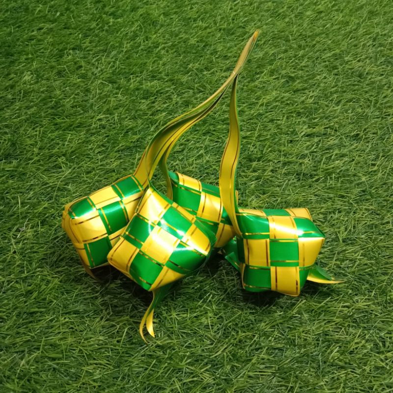 

KF || Pita Ketupat Hiasan Parsel Lebaran Per Pcs (1 Ketupat) - SATUAN