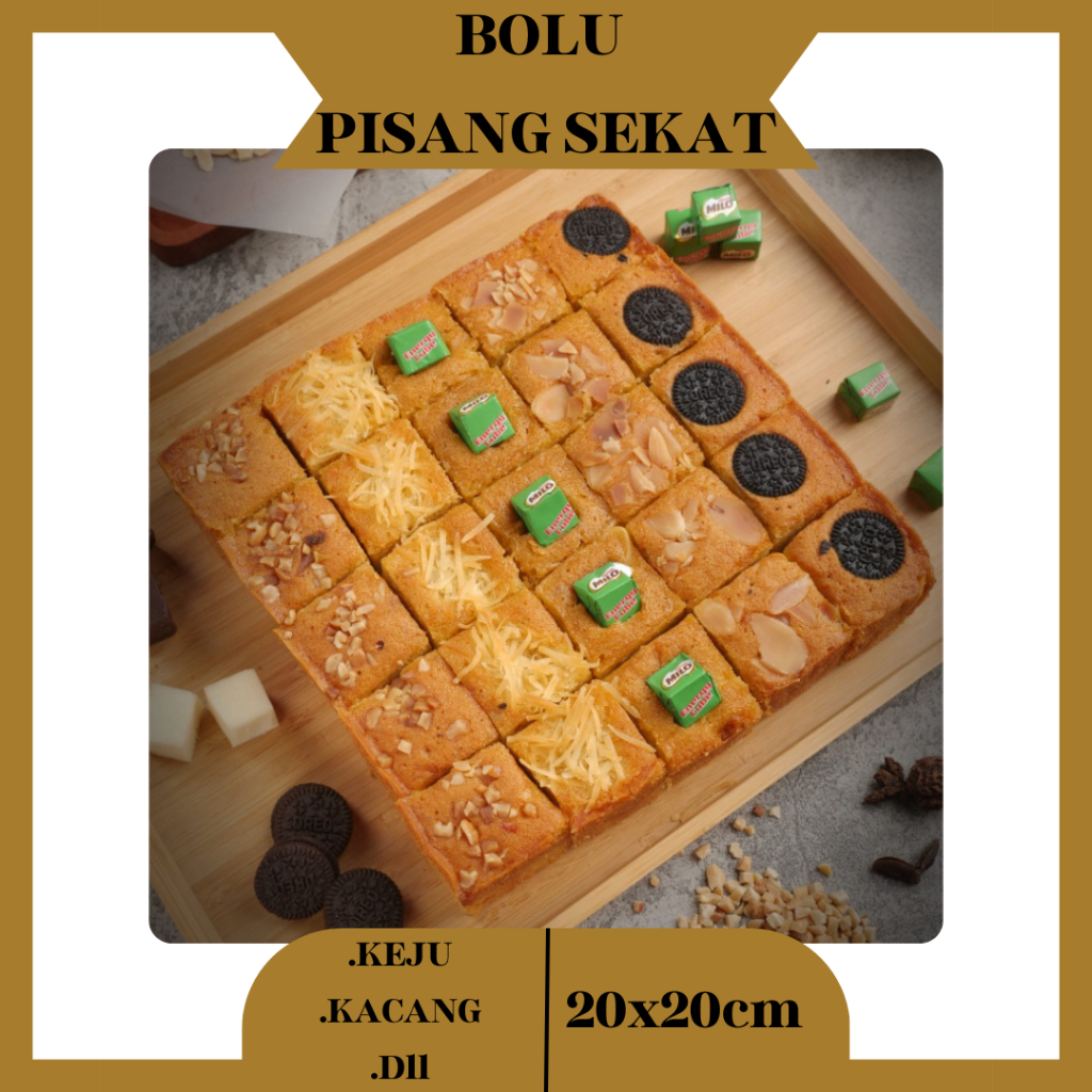 

Kue Bolu Pisang Sekat / Bolu Panggang