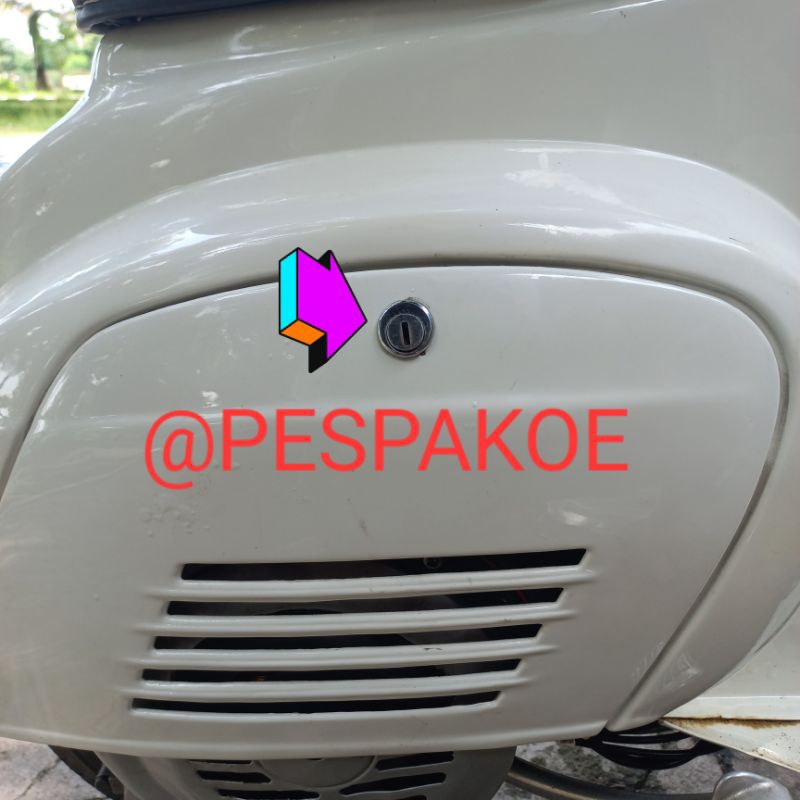 kunci tepong tempong tutup mesin vespa PTS SMALLFRAME special darling