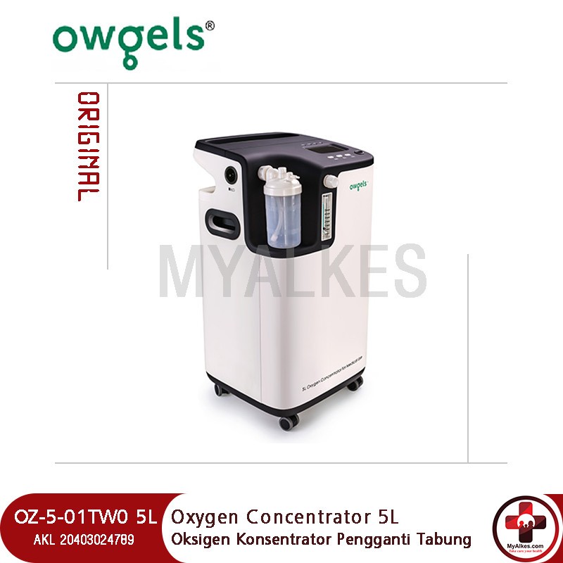 Owgels Oxygen Consentrator 5L Pengganti Tabung Oksigen