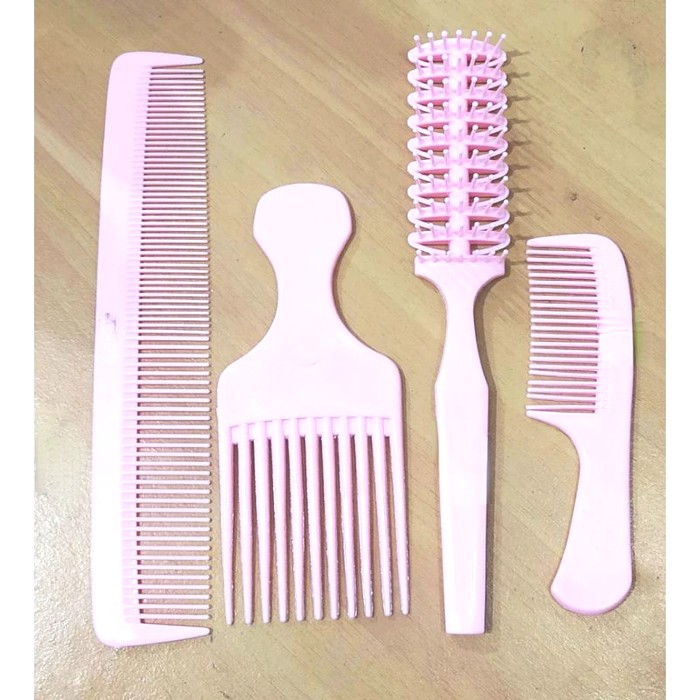 Sisir Set / Sisir Paket Isi 4 / Sisir Rambut Wanita - Styling Hair Wanita