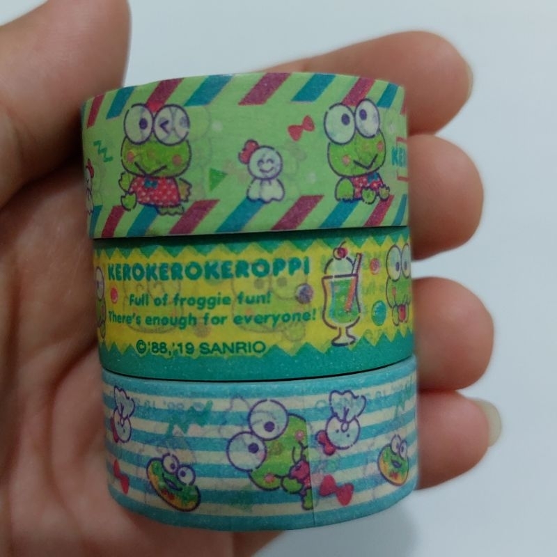 

[WAJIB JNE] Sanrio Kero Keroppi Masking Tape