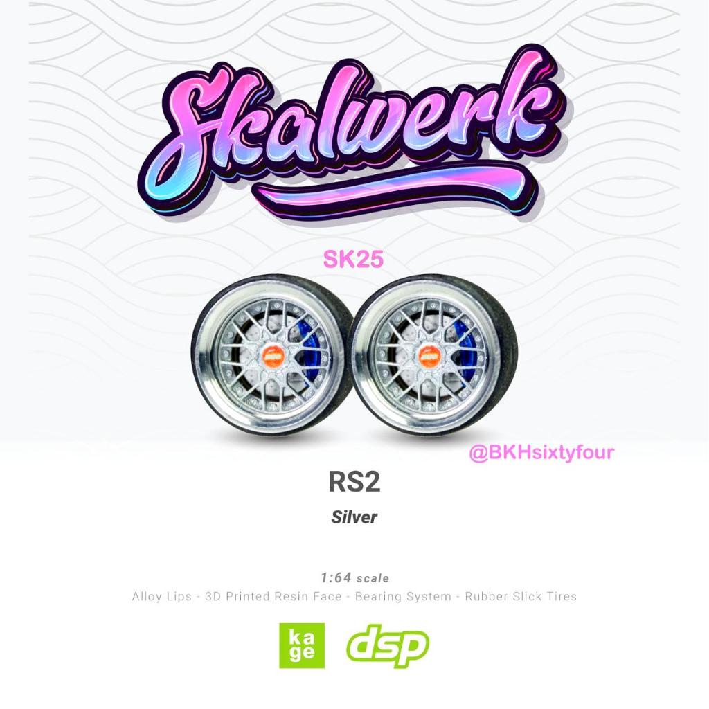 SKALWERK SK25 BBS RS2 10mm Diskbreak+Bearing High Detailing