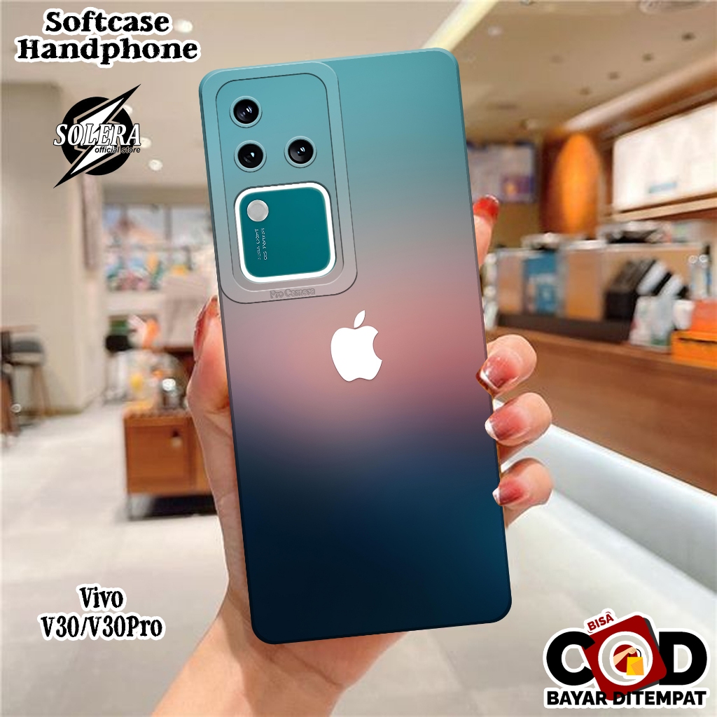 Case Vivo V30 Pro 2024 Softcase Vivo V30 Pro Terbaru Silikon Pro Camera Fashion Case Logo ip Cover H