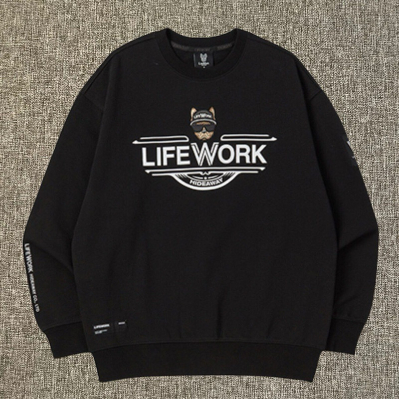 Lifework Title Hipdog Sweater Black Original / Life Work