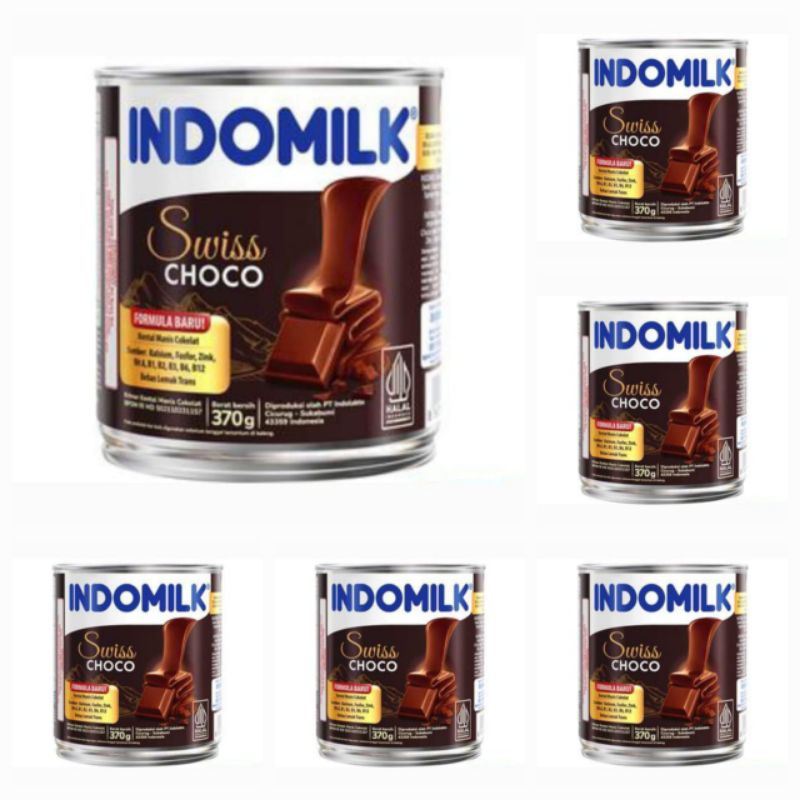 

Indomilk Susu Kental Manis Coklat Swiss Choco Kaleng 370 Gr