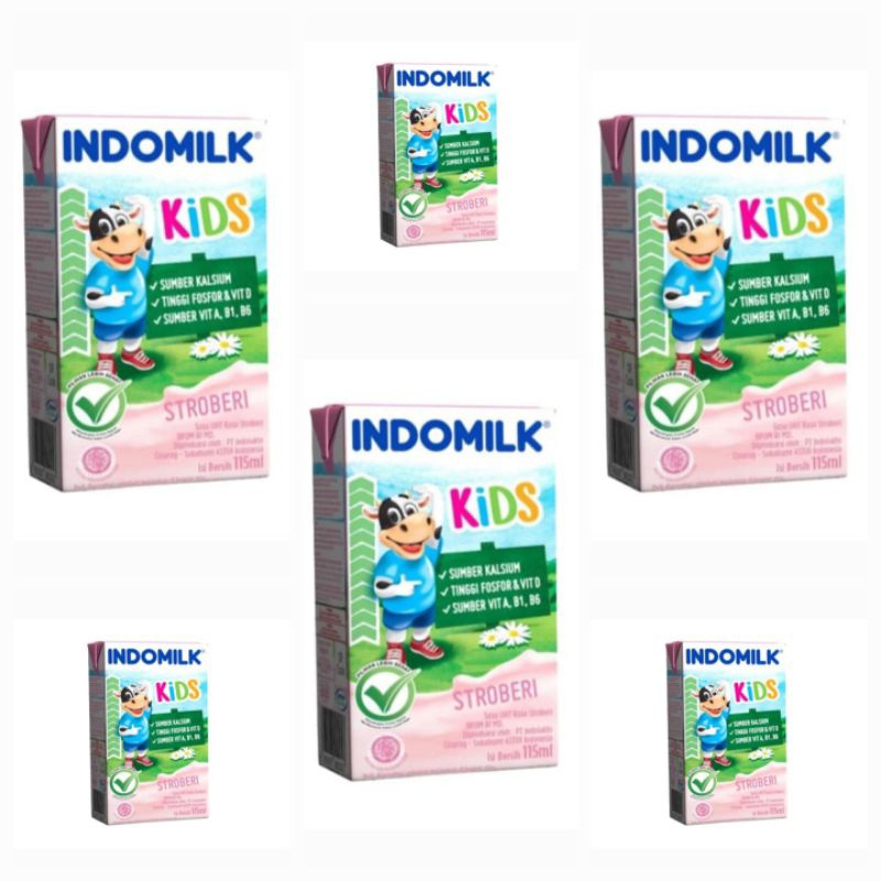 

Indomilk Susu UHT Anak Rasa Strawberry 115 Ml