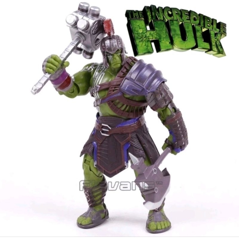 Hulk Ragnarock action figure Hulk 22cm mainan Hulk- pajangan Hulk