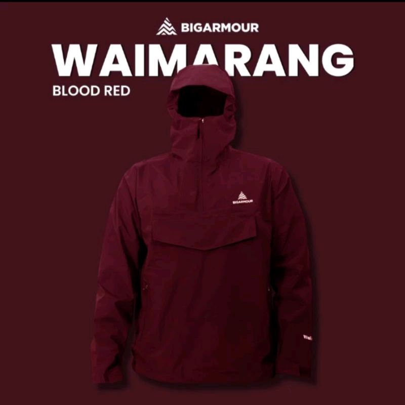 BIGARMOUR WAIMARANG ANORAK JACKET - Blo od HSE Size S