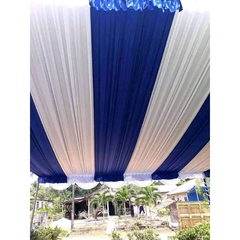 Plafon tenda pesta datar rempel