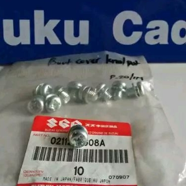 Baut cover knalpot satria lumba hiu lscm original sgp