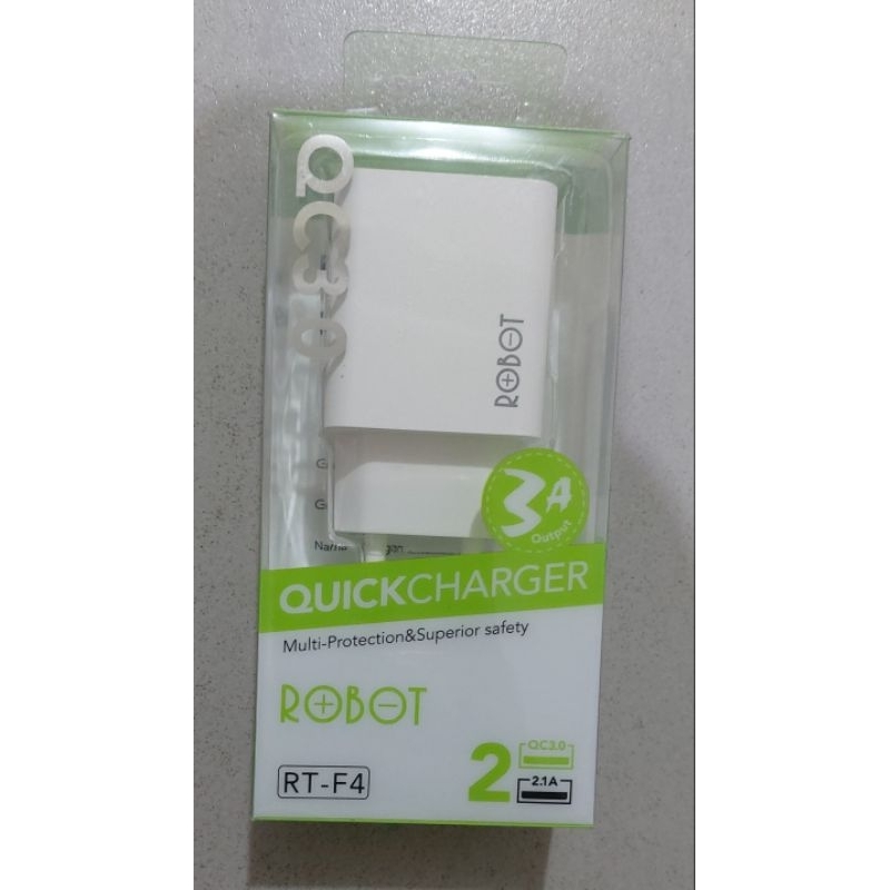 KEPALA CHARGER FAST CHARGING 2 OUTPUT MEREK ROBOT - ADAPTOR CHARGER ROBOT RT F4