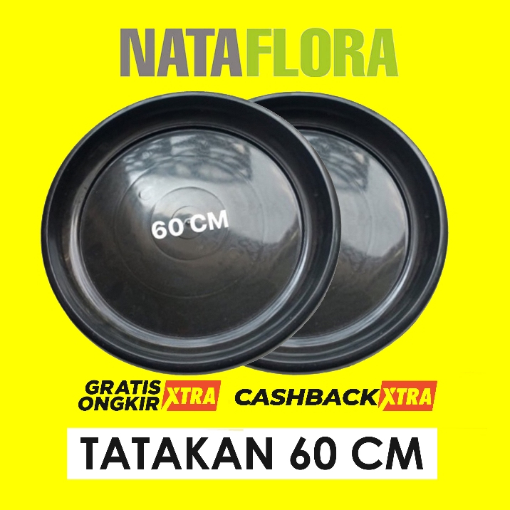 tatakan pot 60 cm hitam untuk alas pot 60 cm hitam jumbo untuk tabulampot termurah di pondok gede