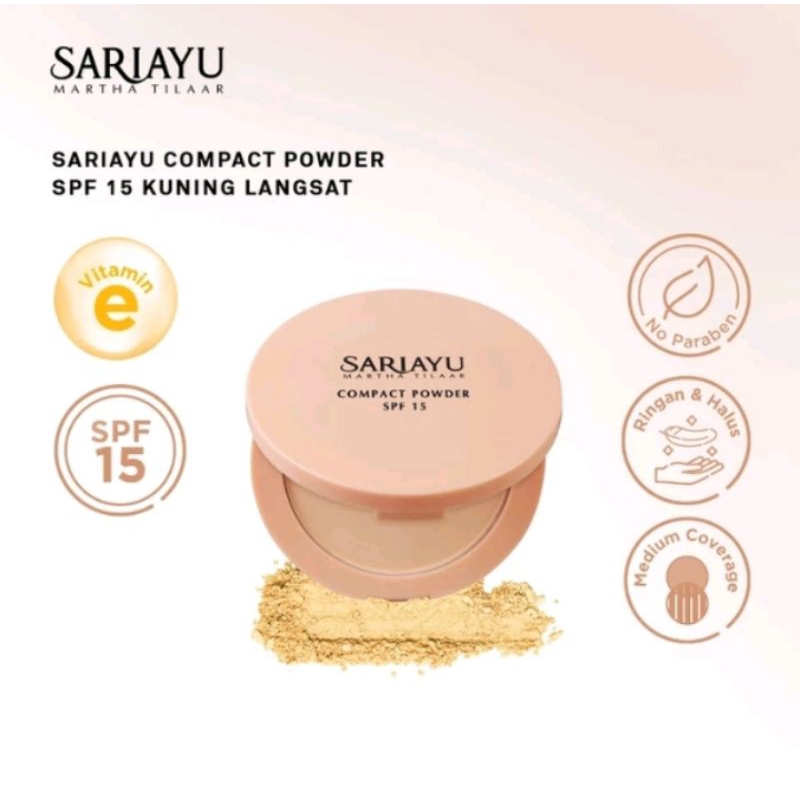 Bedak Sariayu Compact Powder Spf 15 - Bedak Padat