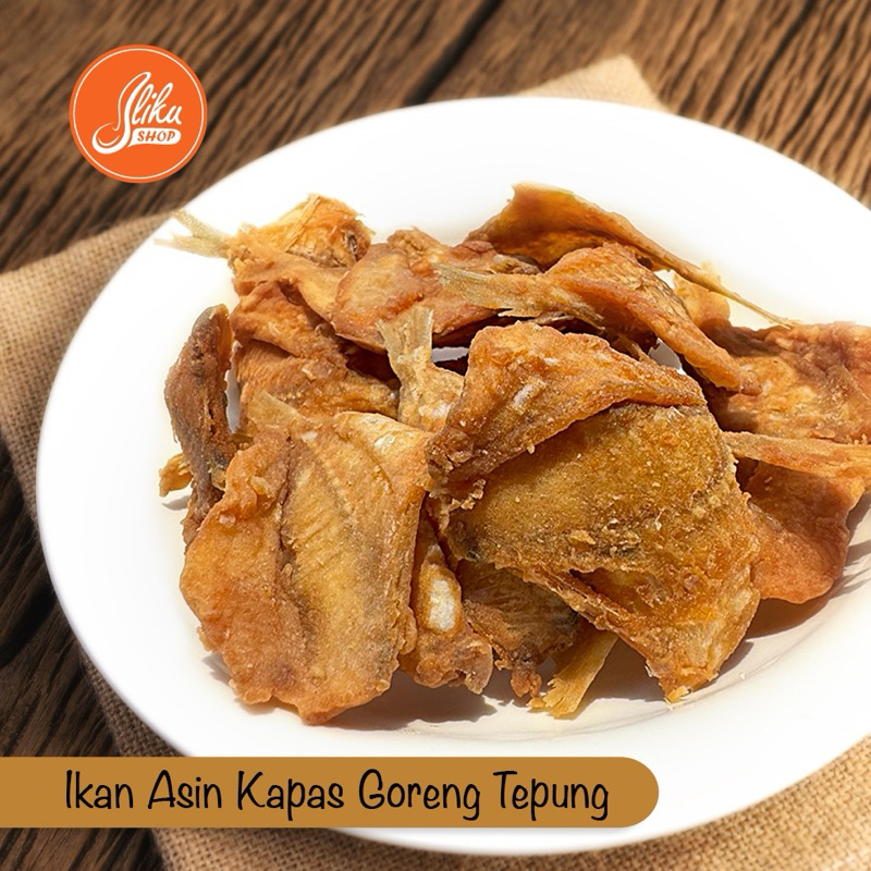 

ikan asin kapas goreng tepung