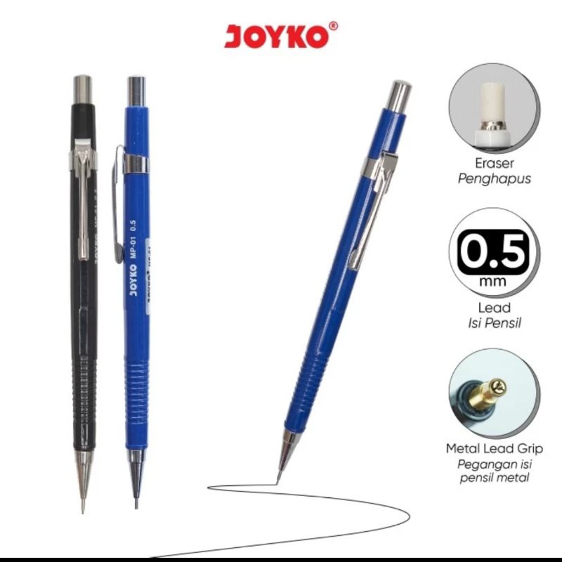 

mekanik pencil joyko Mp01/pencil tik-tak