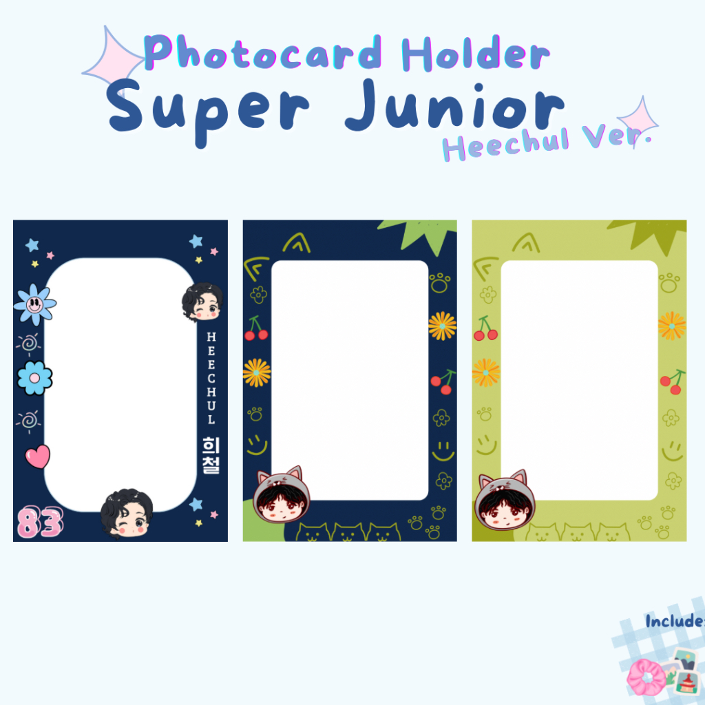 Photocard Holder Super Junior Heechul  version / Cahol / PC Holder + Keyring + Standee