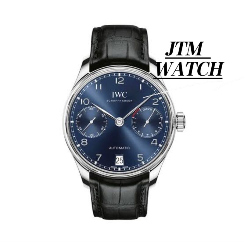 Jam Tangan Pria IWC Schaffhausen Leather Autometic Japan Premium AAA