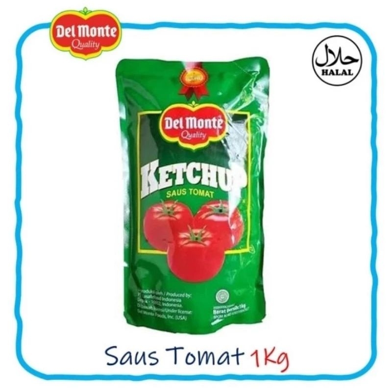 

Delmonte Del Monte Saus Tomat 1Kg tomato sauce pouch