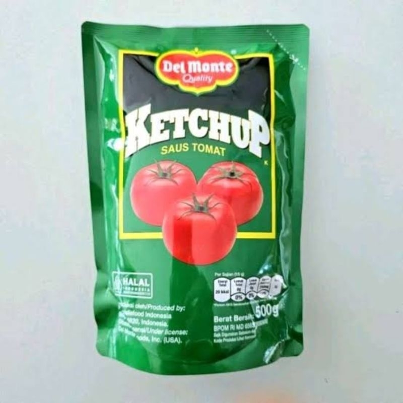 

Delmonte Del Monte tomato sauce Saus Tomat Pouch 500gr