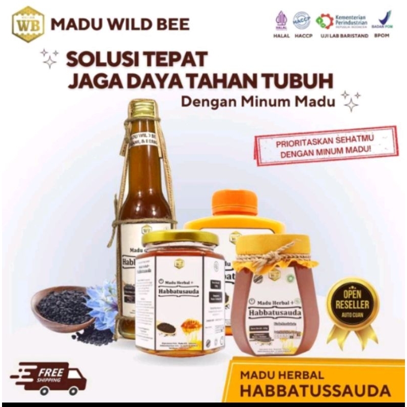 

Madu Habattusauda 400 gr Botol kaca