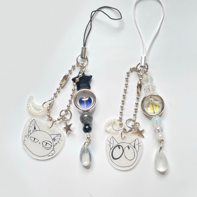 [Rukkimoon] Suzume Cat Charm | Bestie Charm | Keychain | Phonestrap | Daijin | Sadaijin | Anime