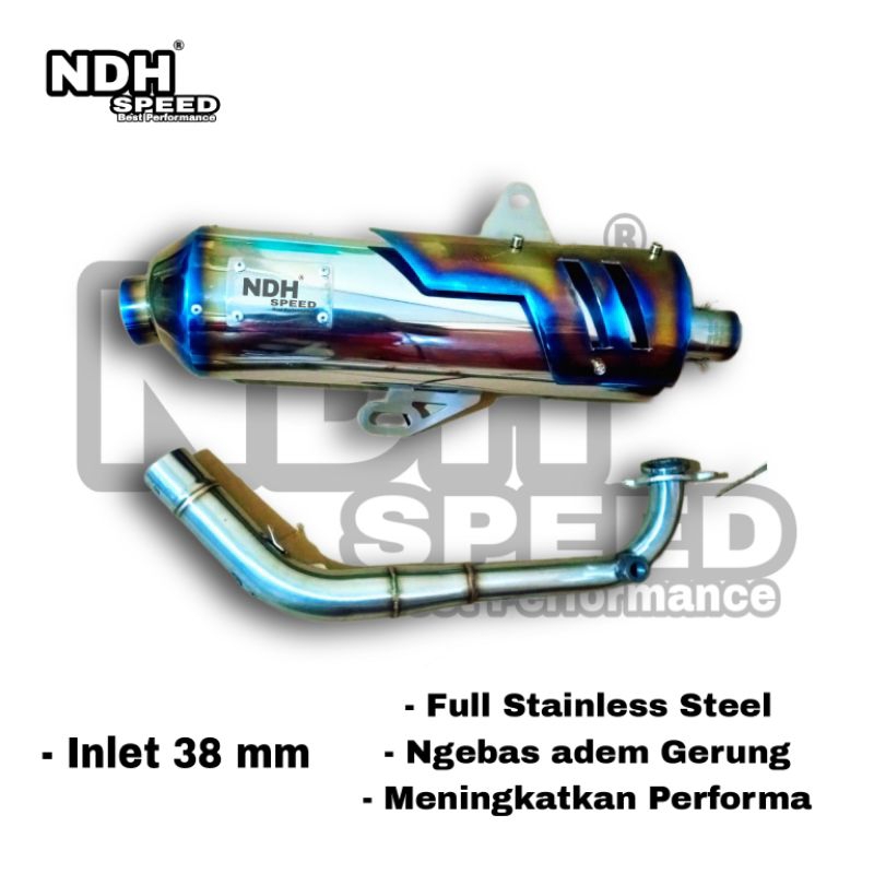 knalpot standar racing Cover premium Blue model WRC Aerox Old Aerox New Nmax Old Nmax New Vario125 L