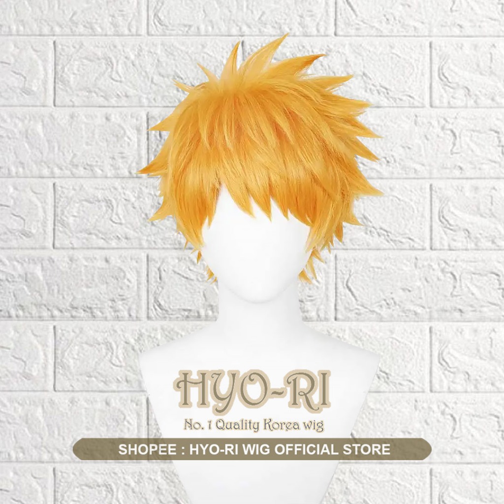 HYO-RI WIG :  ICHIGO KUROSAKI WIG KUROSAKI ICHIGO WIG COSPLAY ANIME BLEACH