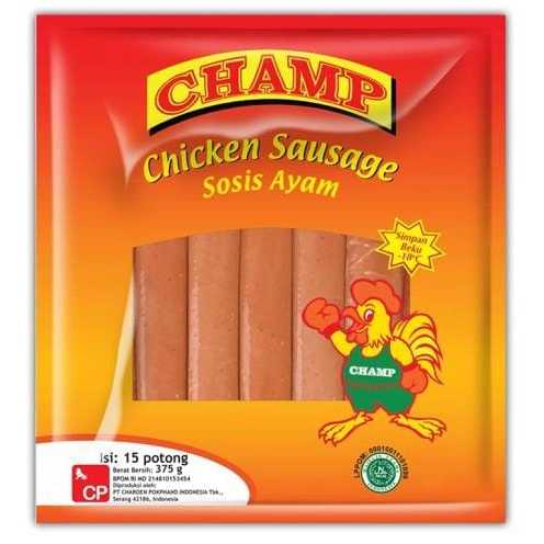 

CHAMP CHICKEN SAUSAGE 375gr