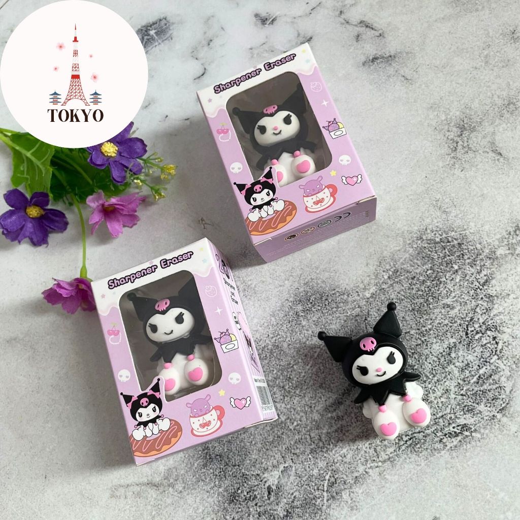 

Penghapus dan Rautan Miniatur Kuromi ER-1222 Sanrio
