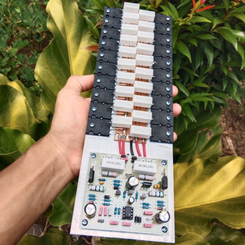 Kit power amplifier socl 506 lengkap 10 set final toshiba dan heatsink.