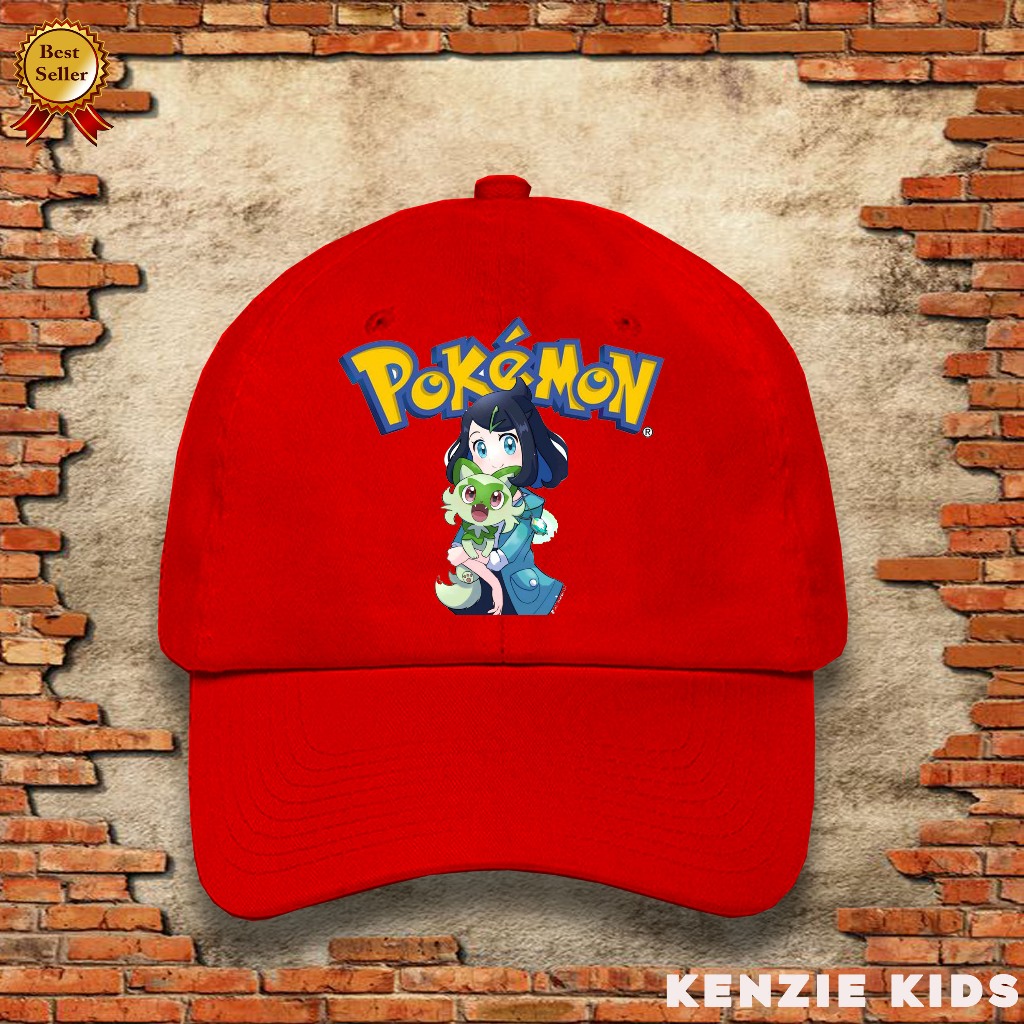 TOPI BASSEBALL ANAK MOTIF POKEMON HORIZON