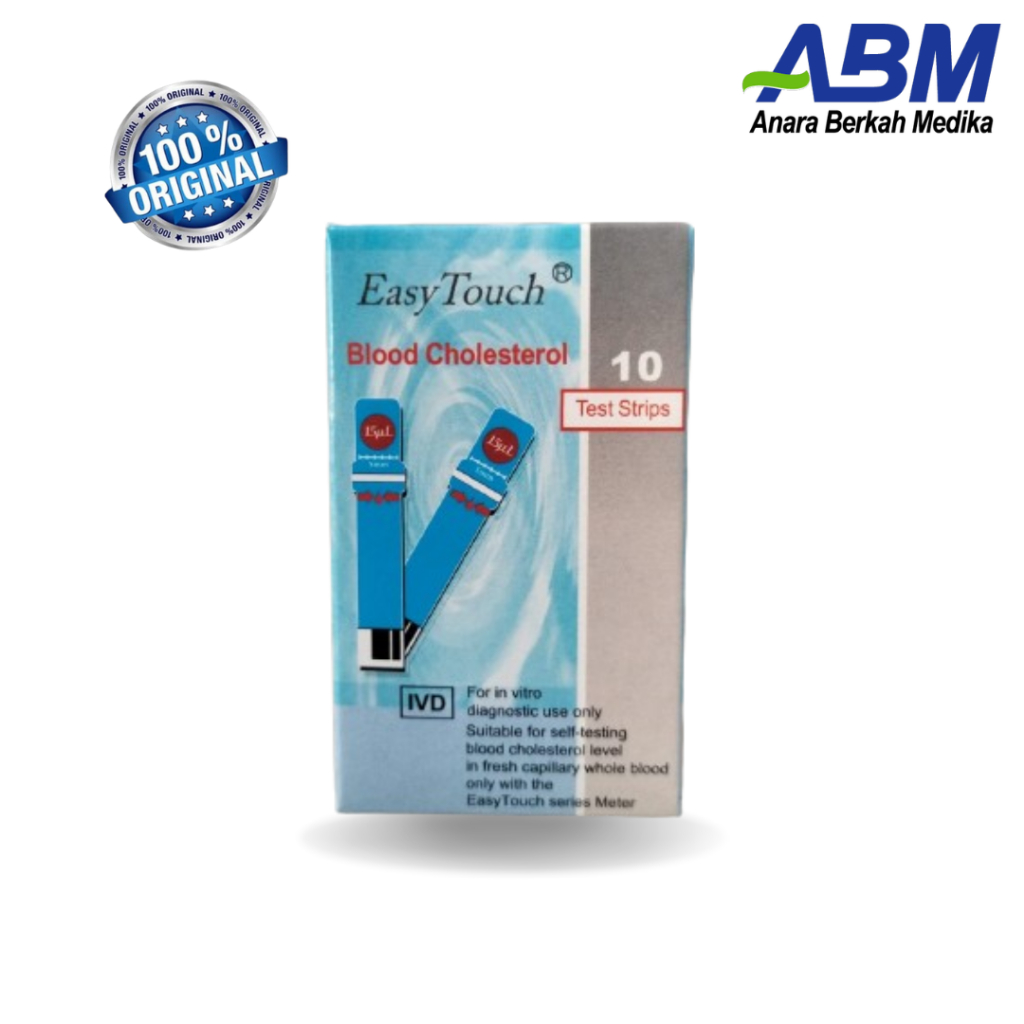 EasyTouch - Strip Test Kolesterol isi 10