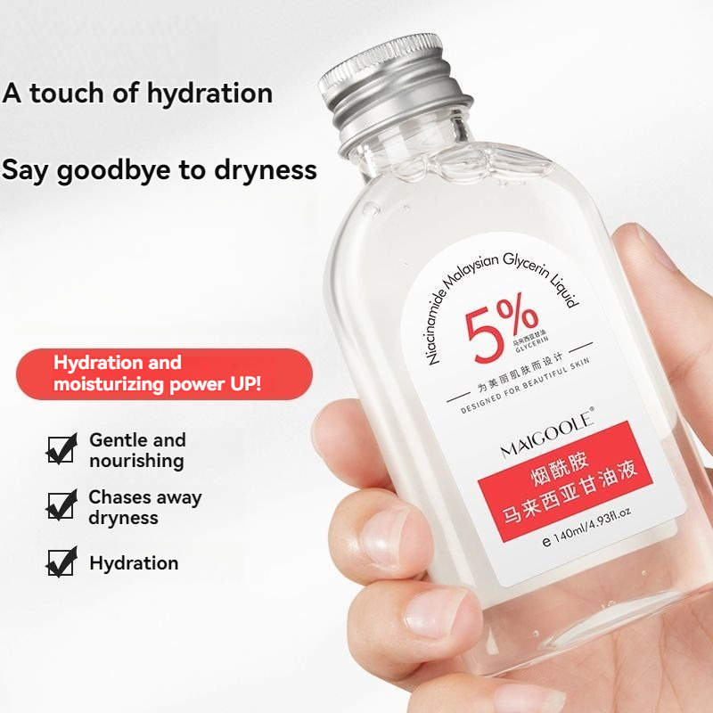 Nicotinamide Vitamin E Gliserin Esensi Wajah Pelembab dan Pelembab Seluruh Tubuh