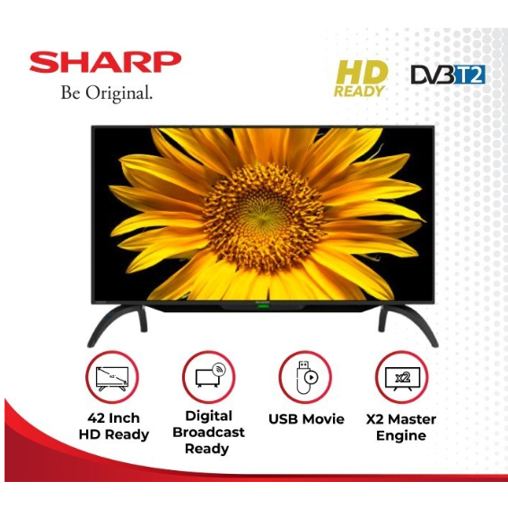 Sharp LED TV AQUOS LED 2T-C42DD1i Black 42 inch