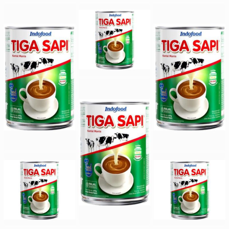 

Tiga Sapi Susu Krimer Kental Manis 490 Gr