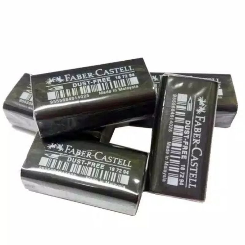 

Penghapus / Stip / Eraser Hitam Faber Castell Ori