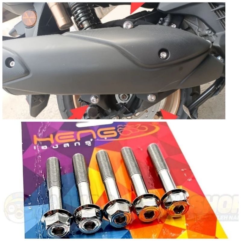 Baut Knalpot NMAX, Aerox dan PCX