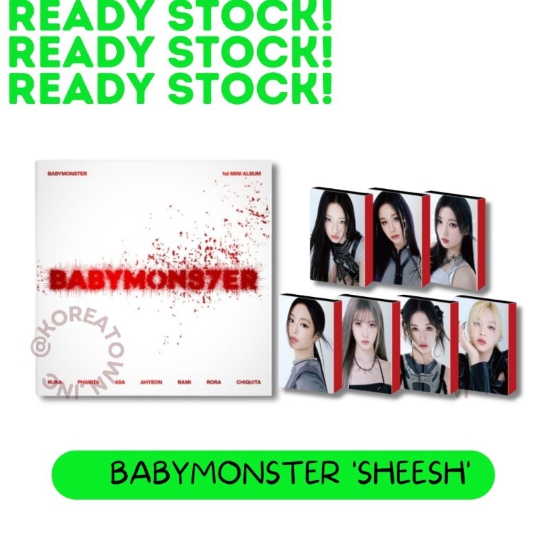 READY STOCK | ALBUM BABYMONSTER SHEESH ALBUM PHOTOBOOK VER YGTAGVER BABY MONSTER