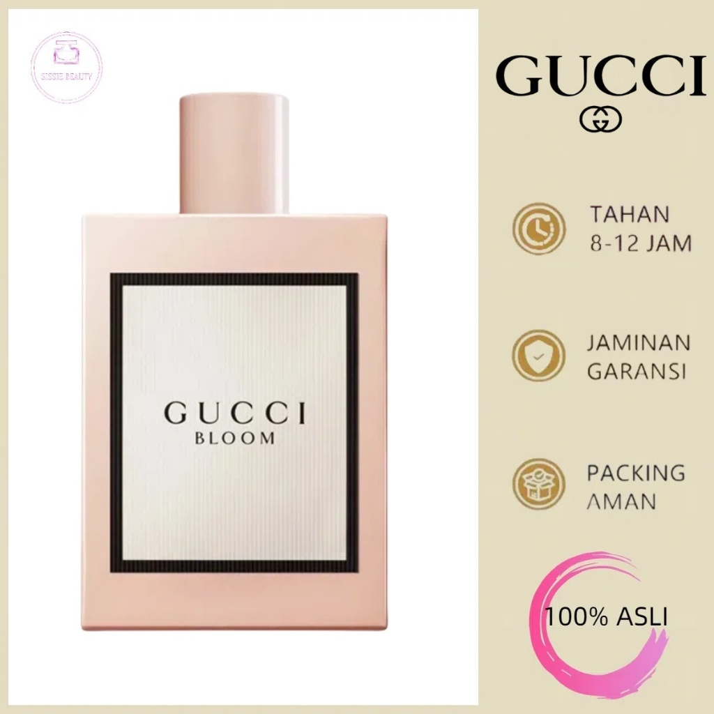 [100%Ori]PARFUM WANITA GUCCI BLOOM eau de parfum 100ML parfum gucci bloom pink Klasik Tahan Lama