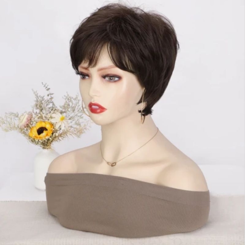 GRIYA REMA Wig Wanita Wig Korean Style Wig Short Wig Murah Wig Pendek Wig Tomboy Wig Terbaru