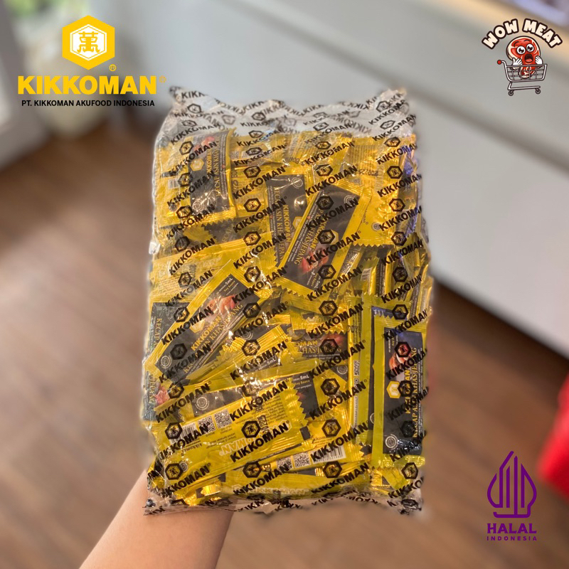 

Kikkoman Soy Sauce Sachet 1 pack 100 pcs @5ml