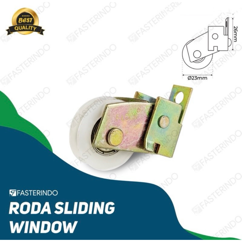 RODA SLIDING WINDOW JENDELA