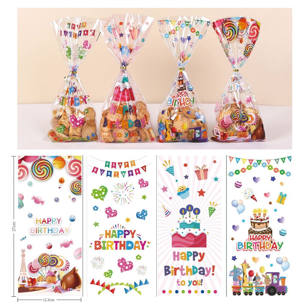 RD (isi 50pcs) Plastik Snack Ulang Tahun Plastik Ulang Tahun Plastik Bingkisan