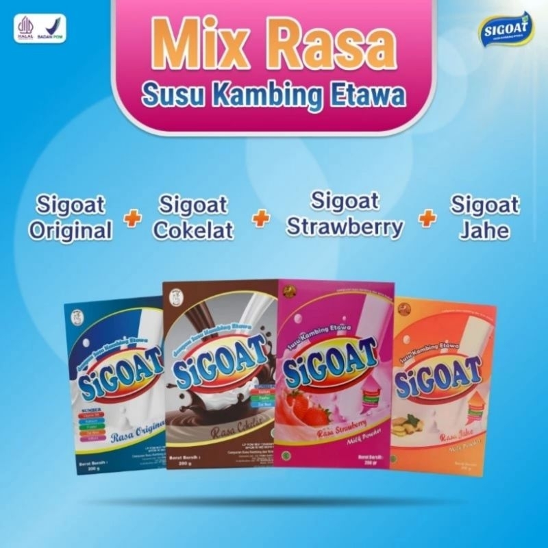 

PAKET HEMAT 4 BOX SIGOAT SUSU KAMBING ETAWA MURNI PREMIUM