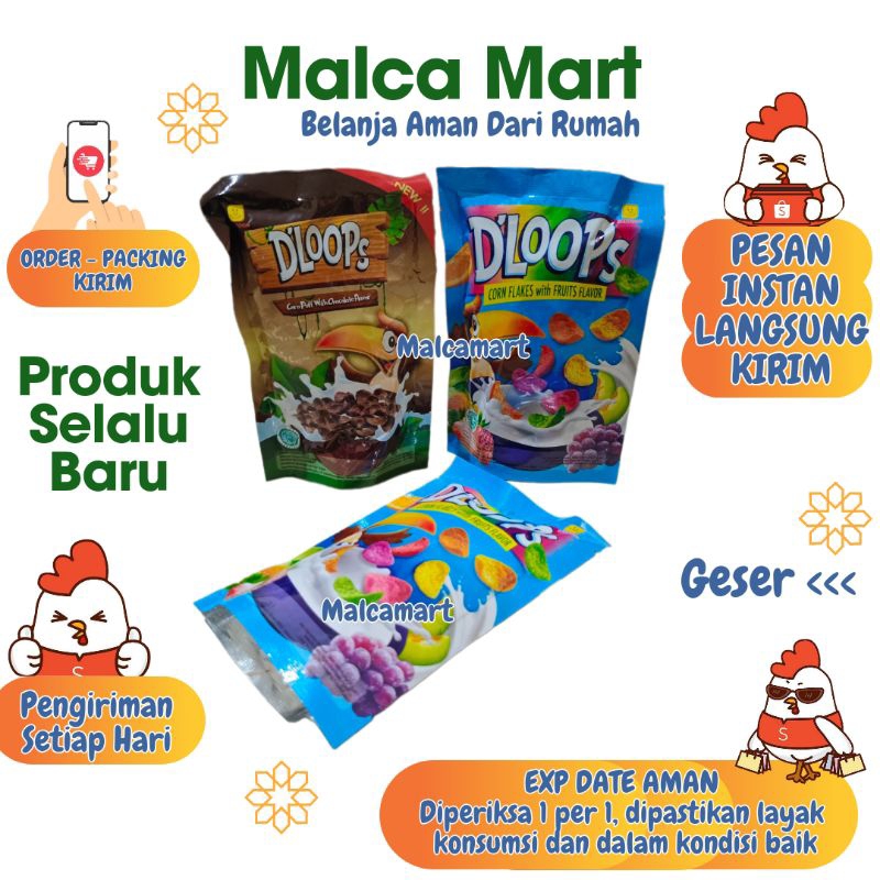

DLOOPS SEREAL CORN FLAKES 35 gram. D'loop s