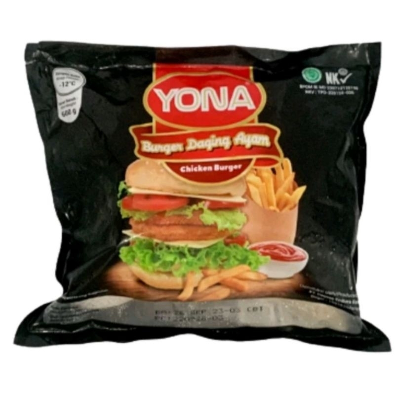 

YONA Chicken Burger Isi 10