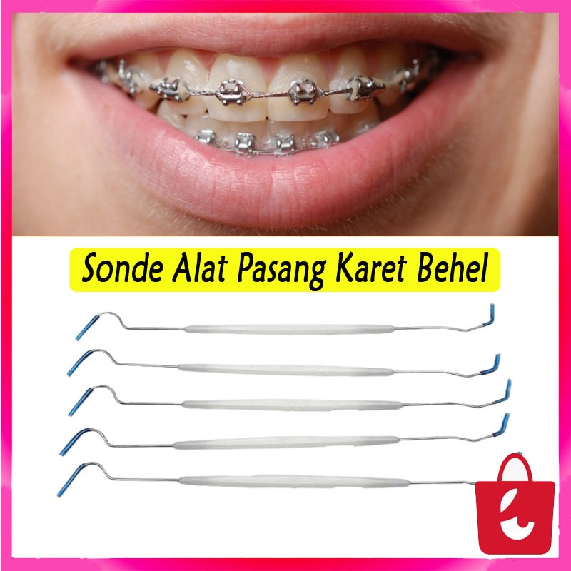 Sonde Alat Pasang Karet Behel Oring Buat Melepas Memasang Karet Behel Alat Pasang dan Melepas